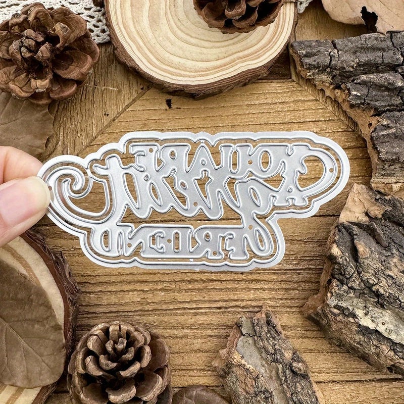 LZBRDY You are a Great Friend Words Embossing Metal Cutting Dies for Card Making & Scrapbooking, Birthday Thanksgiving Christmas Craft Die Cuts Stencil - Image 3
